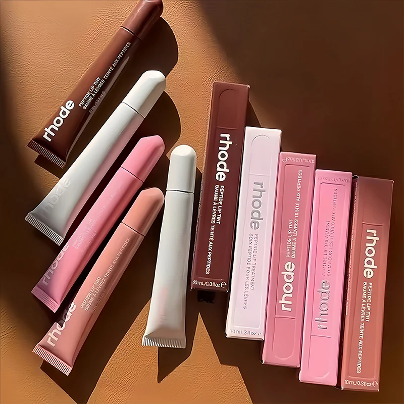 Fashion Multiple Colors Vanilla Ribbon Salted Caramel Moisturizing Lip Glaze Essence Gel Oil Lipstick Long Lasting Makeup Girl