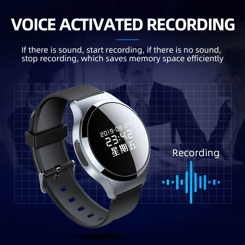 Digital Voice Recorder Watch Voice Recording Smart Watch Audio