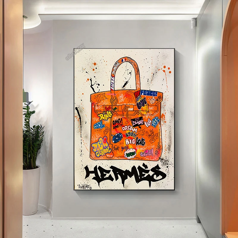 graffiti birkin bag