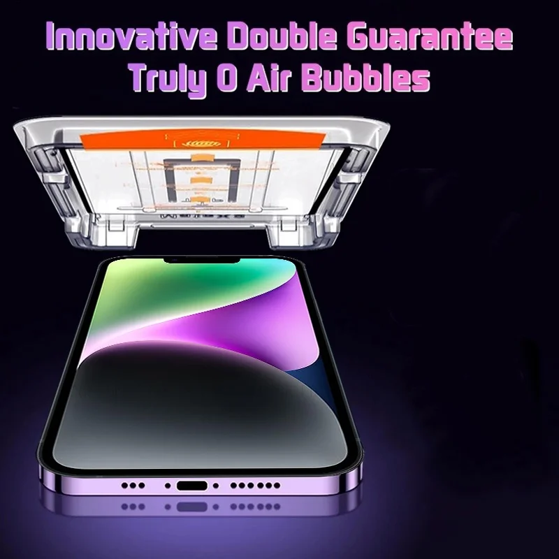 Premium Tempered Glass Screen Protector - Dust-Free, Full Coverage - 9H Hardness
