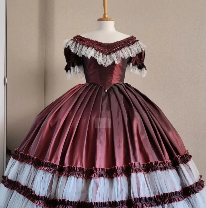 Victorian Gothic Vampire Red Dress Princess Christmas Dress Women Queen Princess | eBay Victorian Gothic Vampire Red Dress Princess Christmas Dress Women Queen Princess | eBay