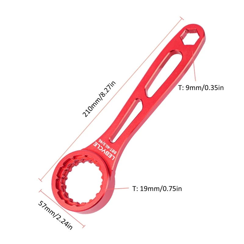 MTB/Road Bike Bottom Bracket Wrench Portable Removal Crank Tool Easy to Use