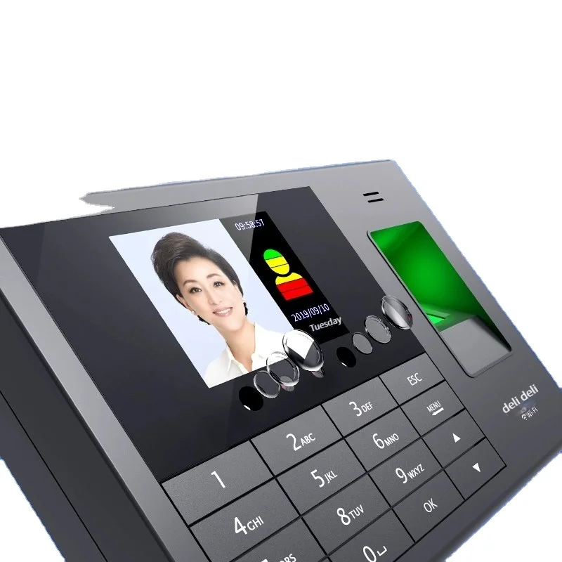 

Deli 3765CN Intelligent Cloud Time Attendance Machine