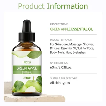 100ml/60ml/30ml green apple essential oil fruit essential oil aromatherapy aromatherapy essential oil humidifier diffuser 6