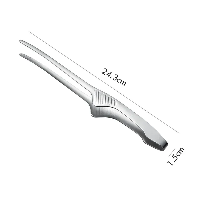 BBQ Tongs Non Slip Cooking Utensils Stainless Steel Tongs for Serving Food Salad Camping Barbecue with Support Stand