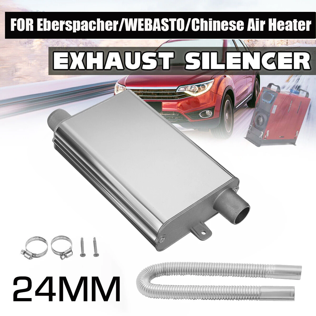 ׷̵  24mm ڵ   ÷ , 60cm  , Eberspacher, WEBASTO, ߱   Ϳ
