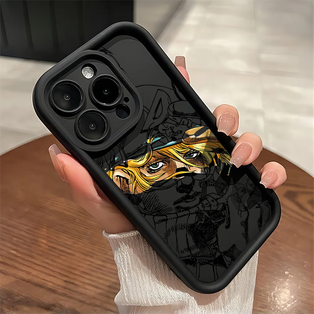 Anime JoJo Steel Ball Run Soft Phone Case - Stylish Protective Back Cover