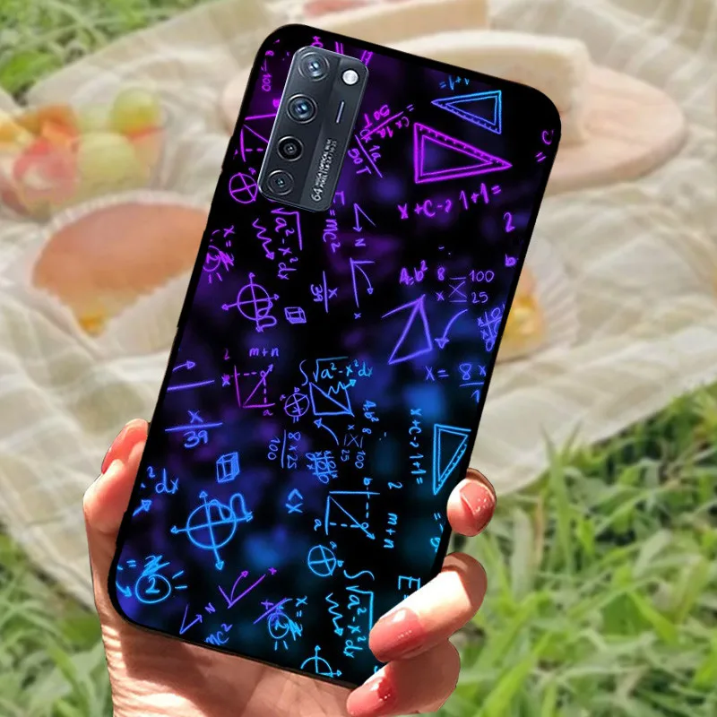 Enhanced Silicone Soft Marble Black Bumper Protective Case Cover