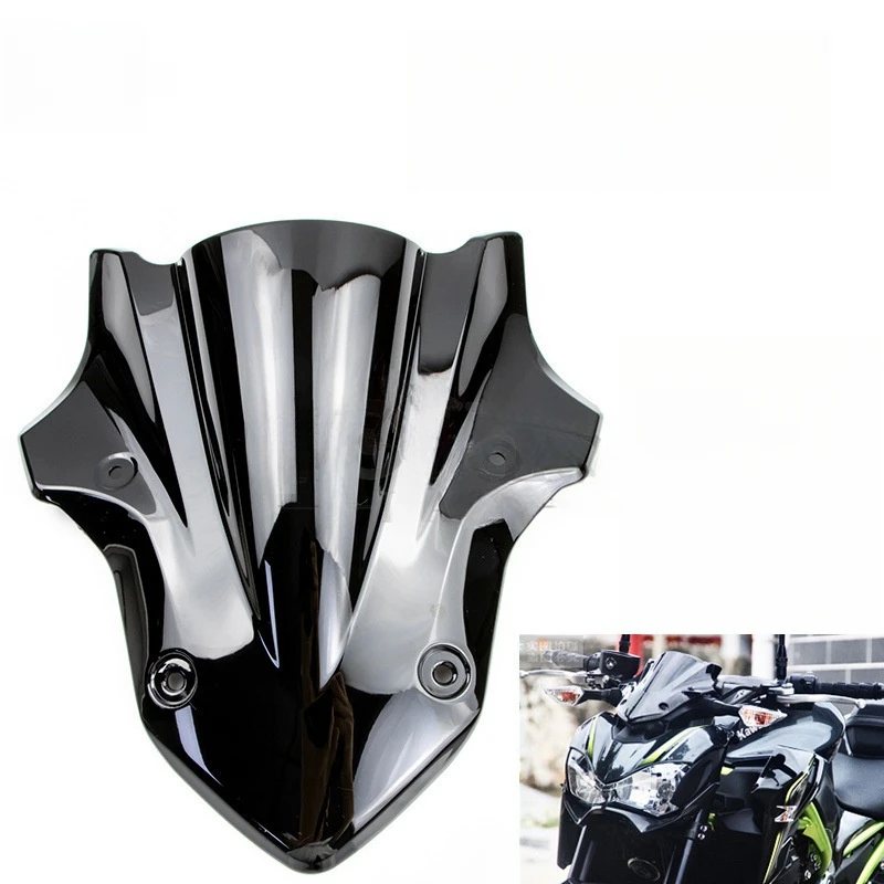 

Motorcycle Windscreen Windshield Air Deflector Glass For KAWASAKI Z900 2017 2018 2019
