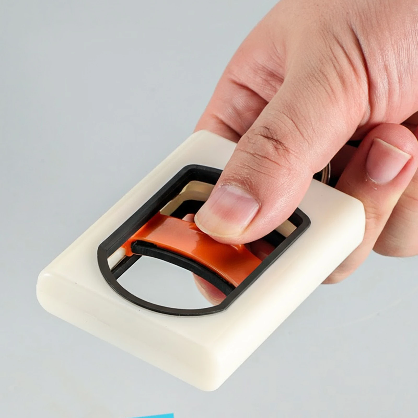 Square Cable Tie Organizer Portable Fluorescent Cable Tie Holder Reusable Cable Ties Storage Tool Electrical Wire Tie Organizer