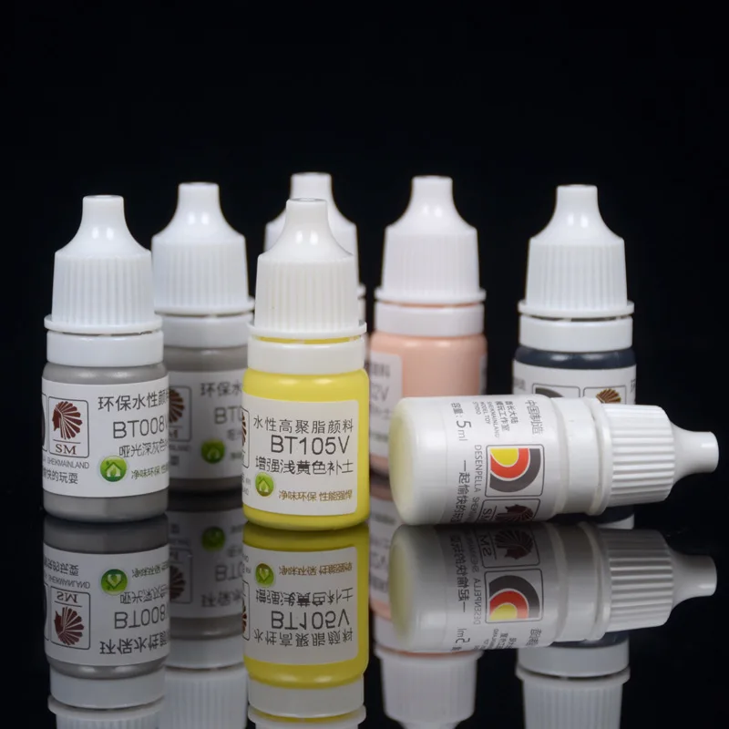 Professional 5ml Water-Based Matte Acrylic Paint - Non-Toxic Art Pigment for Handmade Creations and Hobbies