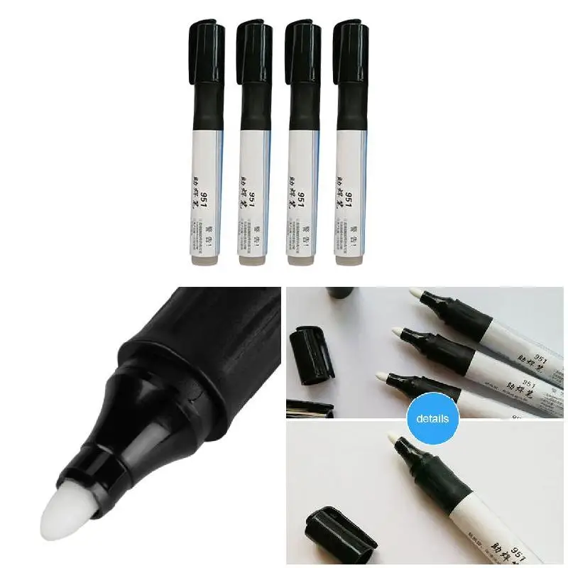 951 10ml 13cm Non-clean Low-Solid Soldering Rosin Flux Pen For Soldering Solar Panel DIY Power Panel Fpc/pcb/bga 3