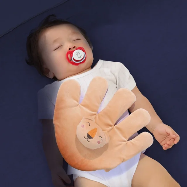 Soothing Baby Sleep Aid Pillow Babies Soothing Palms Baby Sleep Aid Infant Calming Remote Control Hand Palms Toddler 2