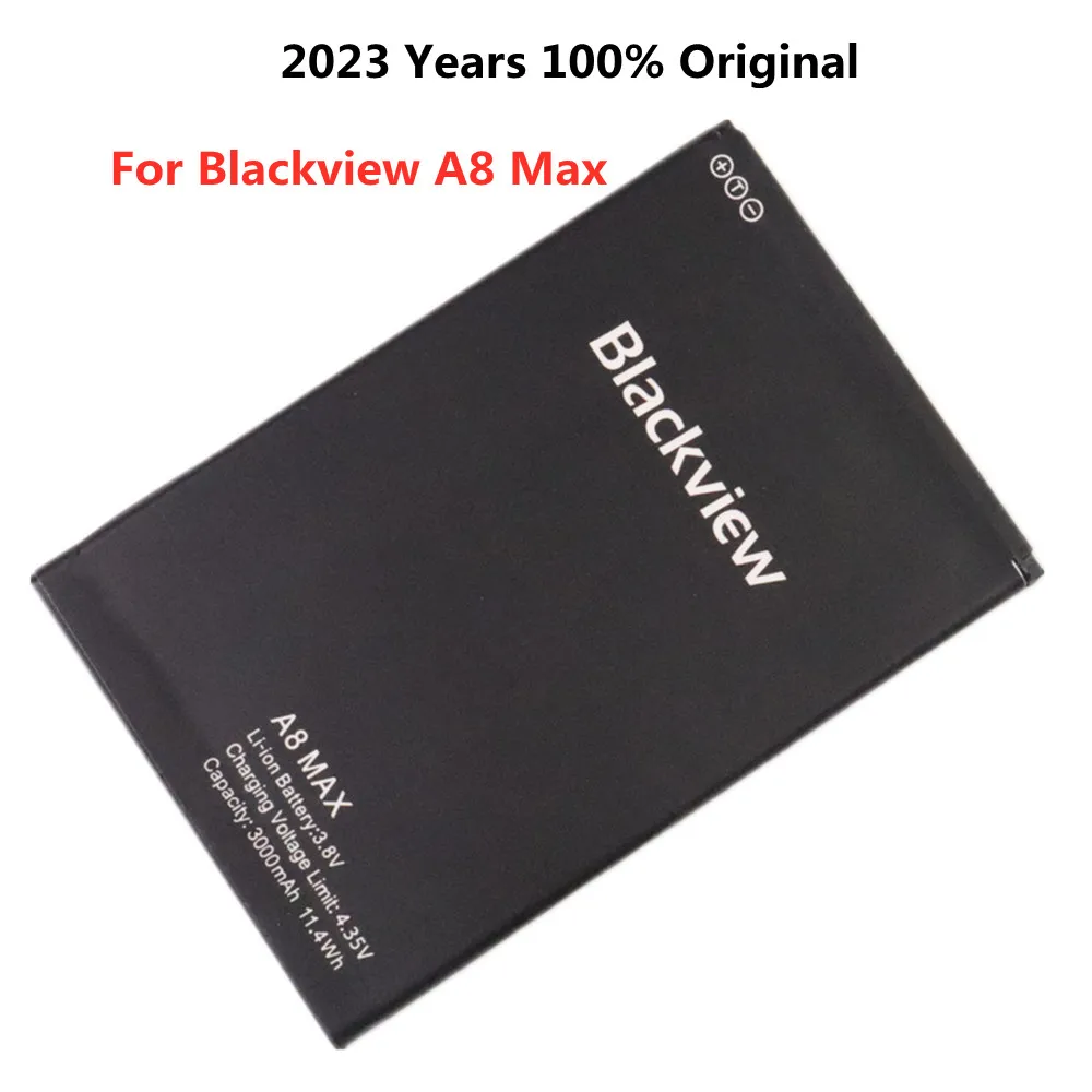 2023 100% Batteria Di Ricambio Originale A8 Max Per Blackview A8 Max A 8 Max Cellulare Batteria Per Smartphone 3000Mah Di Alta Qualità
