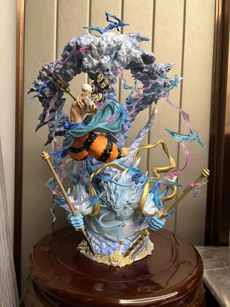 

34 см One Piece Enel аниме-фигурка Gk Thor Enel, экшн-фигурка детской модели, украшение для дня рождения, игрушка, подарки