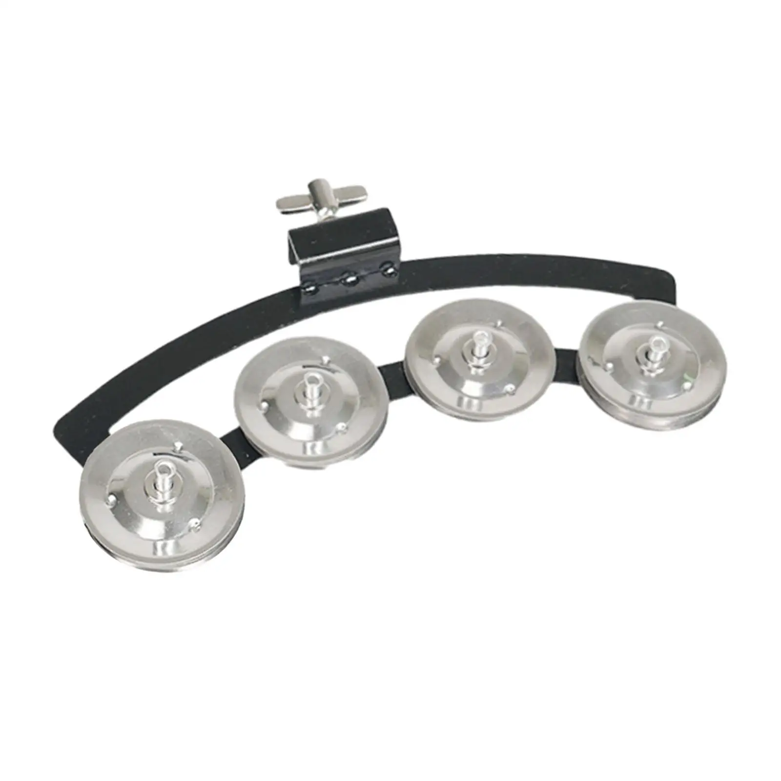 Hi Hat Tambourine Instrument Hand Held Percussion for Adults Concert KTV