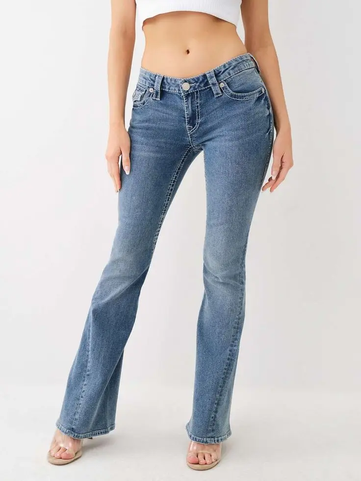 Sexy Women Pencil Leggings Jeans American Retro Trend Harajuku Hip Hop Pocket Embroidered Slim Jeans Low Waist Y2k Denim Pants 3