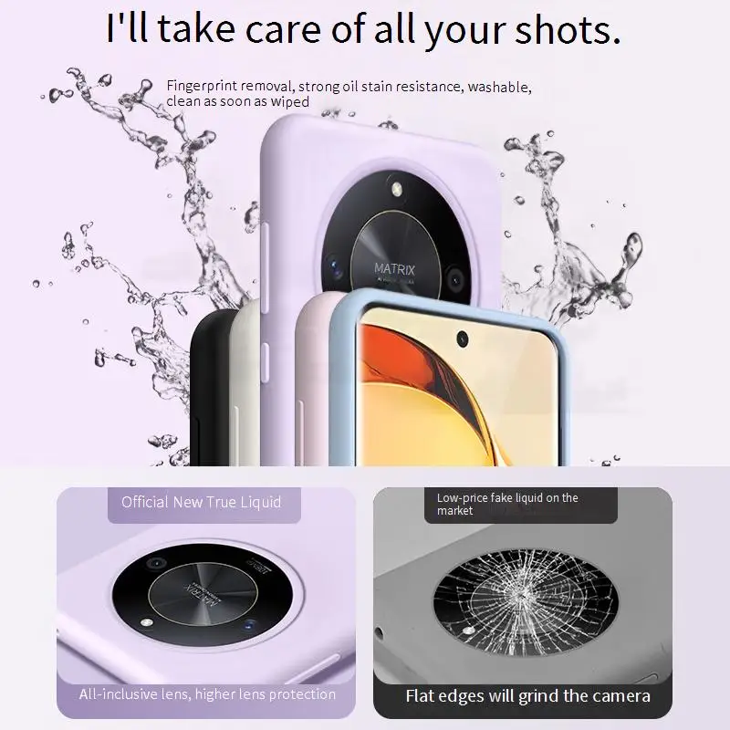 Premium Shockproof Silicone Phone Case - Soft, Skin-Friendly Protective Back Cover