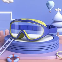 Lunettes de natation pour enfants ; antibuée et anti-ultraviolets ; lunettes de natation grand angle ; lunettes de piscine imperméables pour enfants ; sui 2