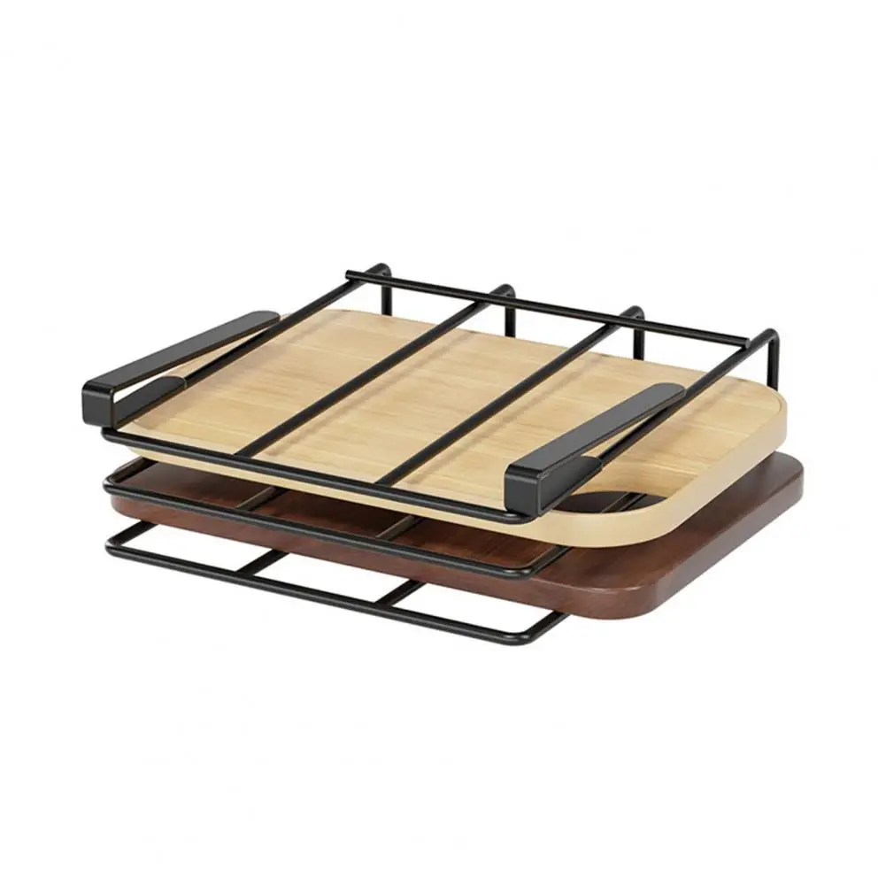 Chopping Board Rack Under-Cabinet Cutting Board Holder Strong Load-bearing Easy to Install Heavy-Duty Cutting Hanging Rack