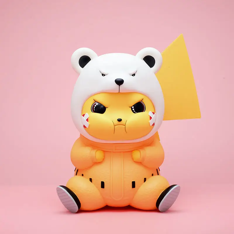

Фигурки героев Аниме One Piece bear COS Pokemon, декоративные куклы, коллекционные игрушки, приз, подарок на день Святого Валентина, День рождения, Рождество