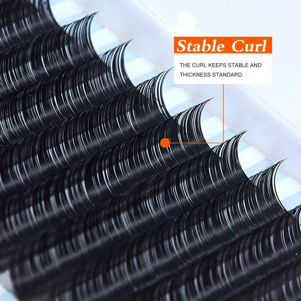 Silk Lash Extension Individual Lashes Eyelash Extensions Fake Eyelashes Eyelash Extension Eyelash Extension Lashes False Eyelashes for Professionals Soft Russian Volume Eyelashes Natural Faux Cils Makeup