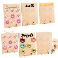 1 pc Donut Boards WoodenWall Holds Donut Boards Stand Hanging DonutsTable Wedding Decoration 1