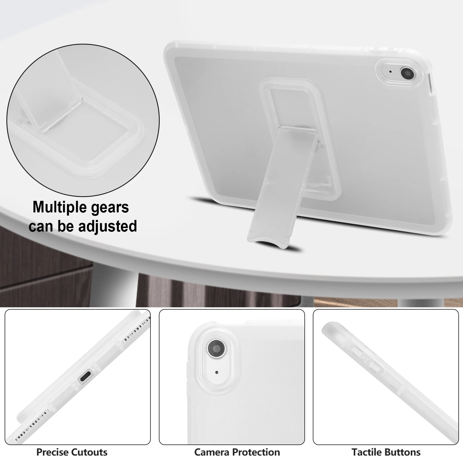 Universal Protective Back Cover Case with Built-in Stand