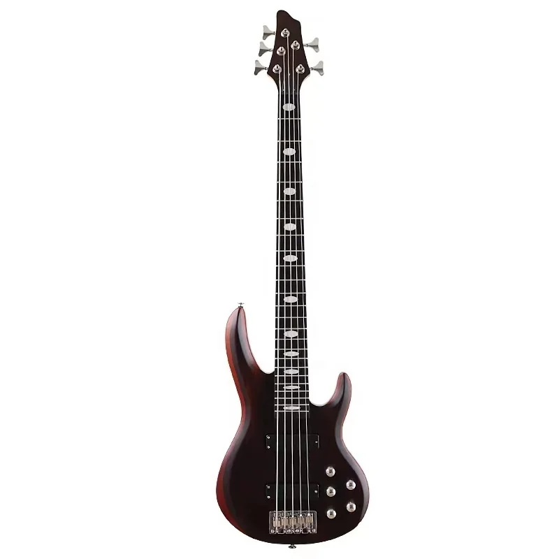 

Top Quality 5 Strings Bass Guitar Bolt-on Construction Left Handed Option Active Pickups OEM ODM