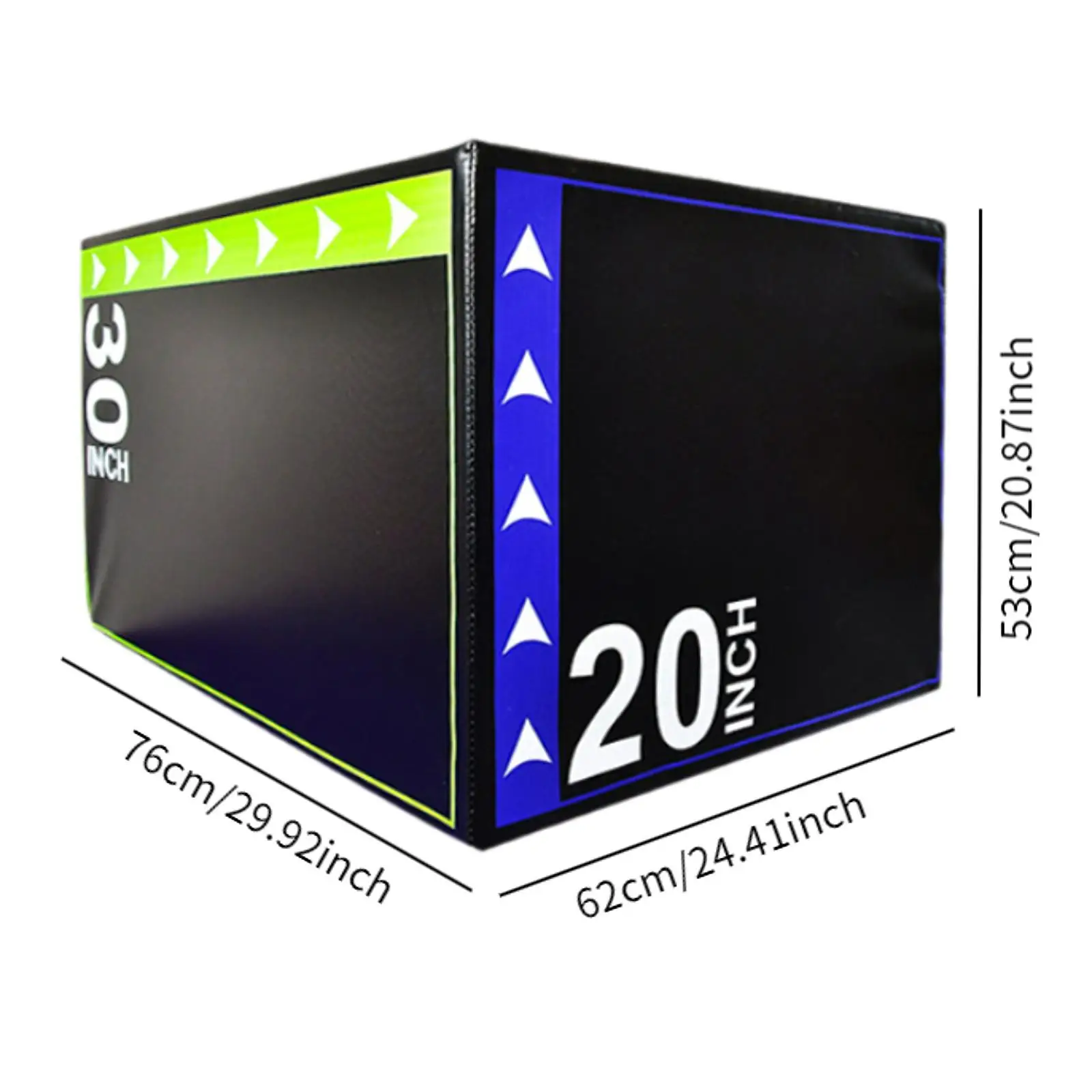 Plyometric Jumping Box Jump Box Agility Portable Equipment Step up Plyo for Home Gym, Exercise Conditioning