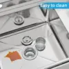 Single Bowl Stainless Steel Utility Sink With Drainboard,Commercial Kitchen Sink For Laundry, Backyard, Garage, Restaurant 6
