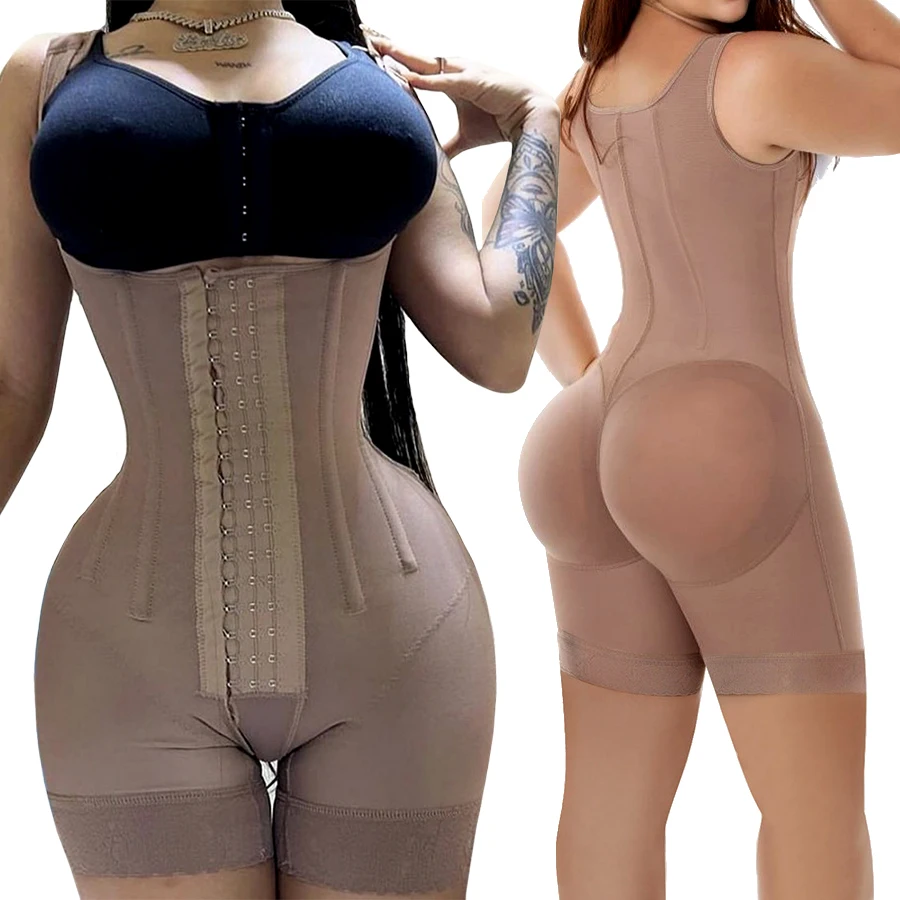 

Fajas Colombianas Post Surgical Liposuction Reductoras Postpartum Girdle Stage 2 BBL Tummy Tucker Full Body Sculpting Shapewear