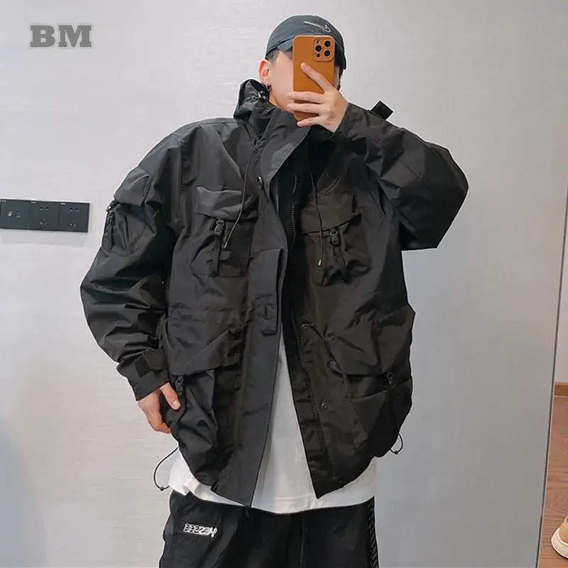 [CODEGRAPHY] NYLON RICH POCKET HOODED WINDBREAKER ★大人気★ img49942_src.webp
