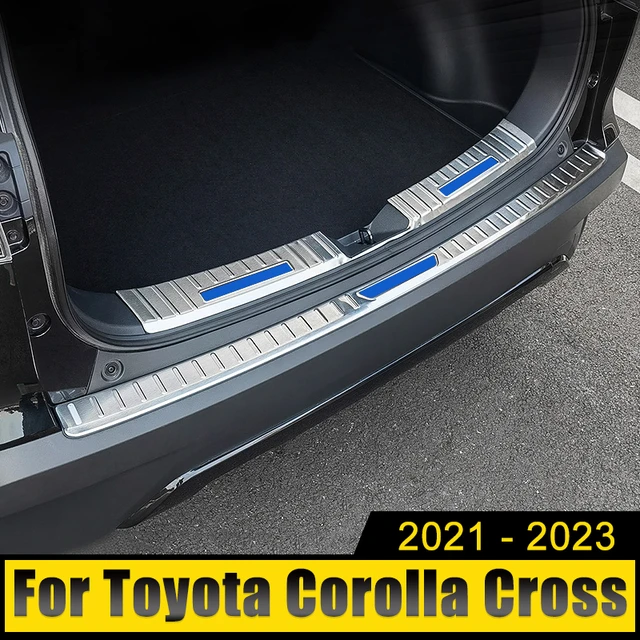 Auto Zubehör Für Toyota Corolla Kreuz 2020 2021 Hinten Stoßstange Trim  Nebel Lampe Licht Trim ABS - AliExpress