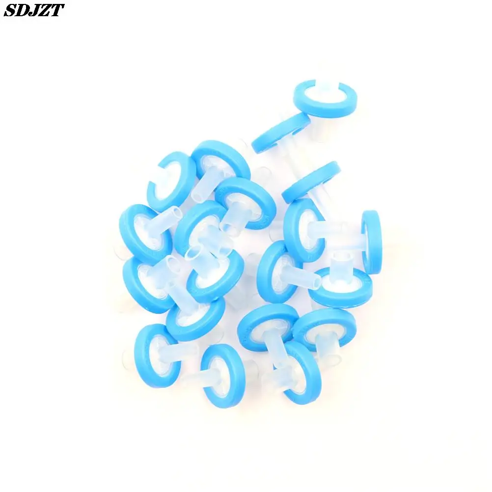 20Pcs PTFE 주사기 필터 13mm 0.22 미크론 (um) Deschem 화학 실험기구