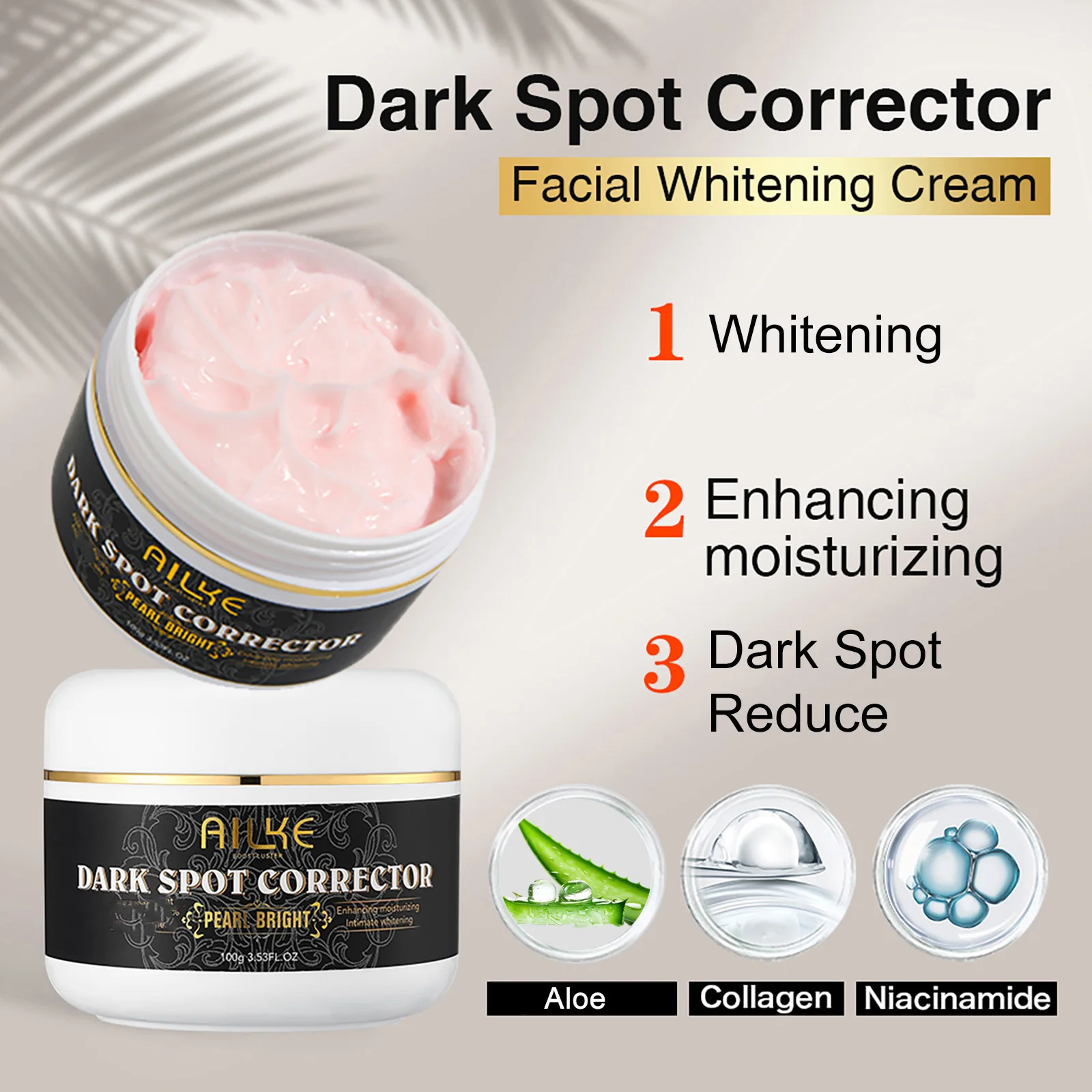 AILKE Collagen 5 in 1 Skin Care Kit, Restore Skin Elasticity, Smooth Skin, Brighten, Even Skin Tone, For Face And Body Use Set