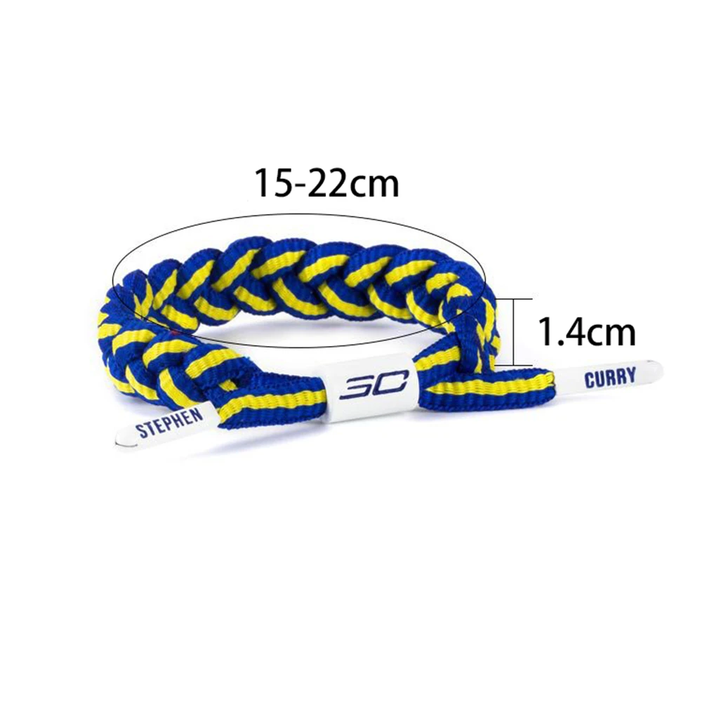 Basketball Braided Rope Bracelet Player Number Adjustable Sports Wristband Woven Bangles Accessories
