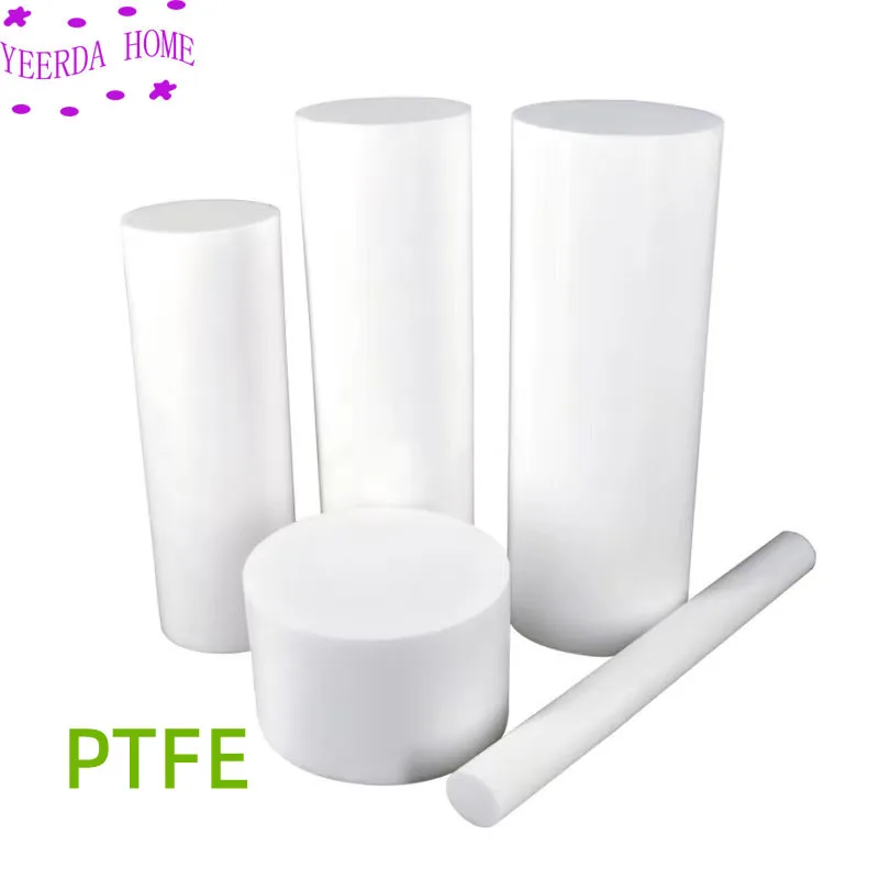 5~50cm PTFE bar White polytetrafluoroethylene bar environment-friendly non-toxic DIY PTFE plastic rod plastic rod plastic rod stick