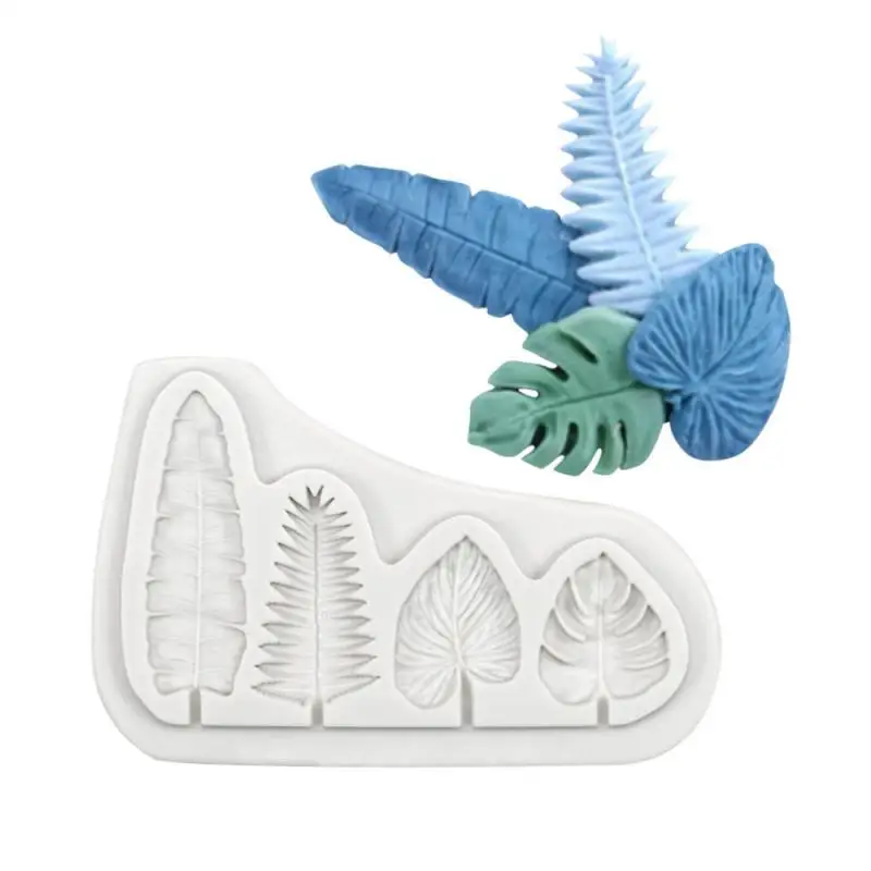 

Fondant Cake Decorating Silicone Mold Banana Leaf Palm Leaf Silicone Mold Cupcake Fudge Cake Decorating Baking Moulds