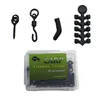 Carp Fishing Accessories Kit Anti Tangle Sleeve Hook Stop Beads Bait Screw Rig Kicker Swivel for Spinner Rig Material Equipment 1