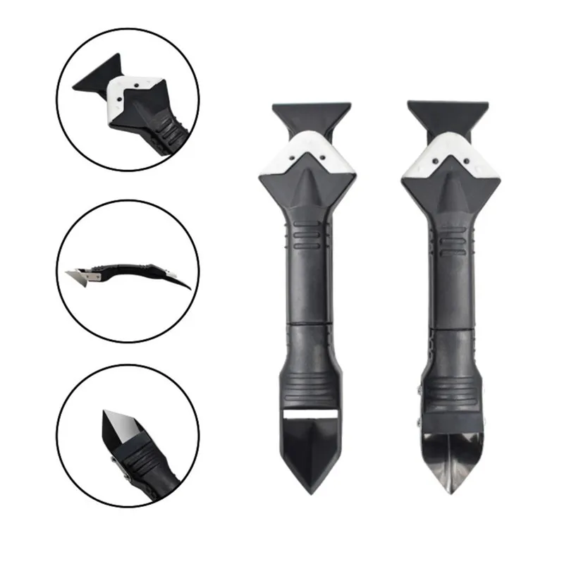 

Meijuner 3 In 1 Silicone Remover Joint Sealant Scraper Manual Tools For Removing Floor Molds Multifunctional Smooth Removal