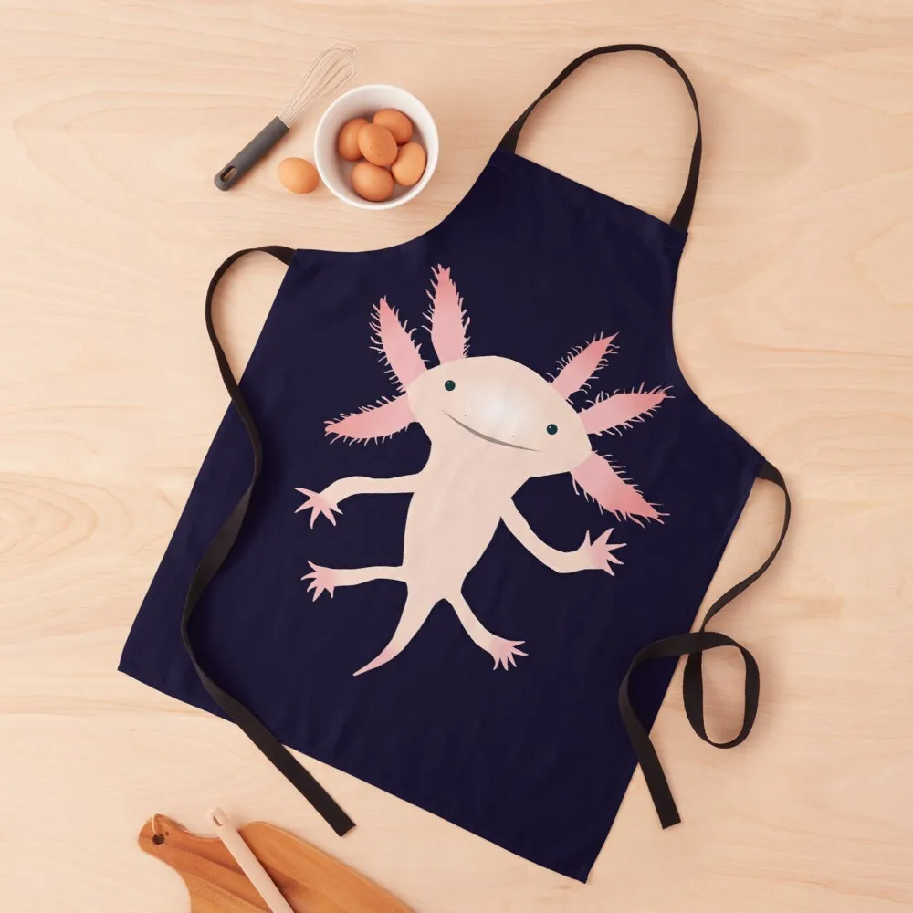 

Axolotl vector illustration Apron things of kitchen for home