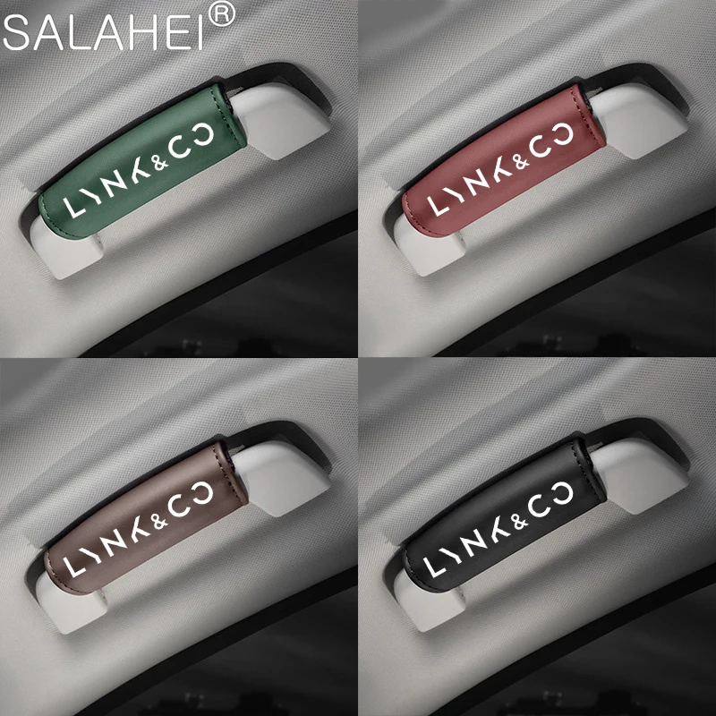 가죽 자동차 지붕 팔걸이 당김 커버 핸들 장갑 보호, LYNK & CO 03 PH..