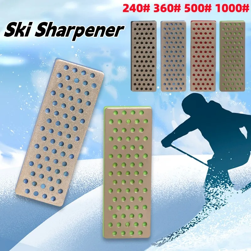 NewSkiingProfessionalKnifeSharpenerDiamondSharpeningStoneforSkiEdges2401000Grit