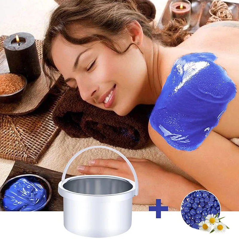 50g*4 Wax Beans Depilatory Hot Film Wax Hard Beads for Bikini Face Hair Legs Arm Hair Removal Bean Painless Woman Men