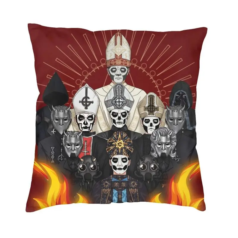 

Swedish Rock Band Ghost Pillow Case 40x40cm Decor Home Fashion Cushion Decoration Salon Square Pillowcase