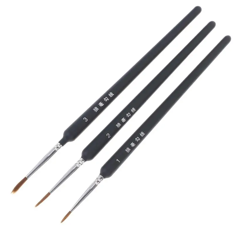 

3pcs 7pcs Wooden Watercolor Oil Painting Brush Set Artist Brush For Acrylic Oil Watercolor Gouache Artist Synthetic Nylon