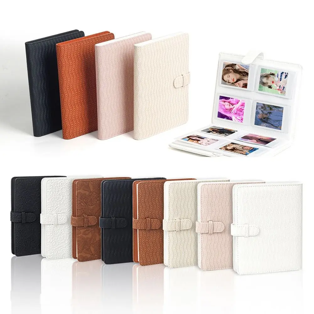 

128 карманов для мгновенной фотосъемки, фотография, идентификационный идентификатор, ретро тиснение для Fujifilm Instax Mini 12