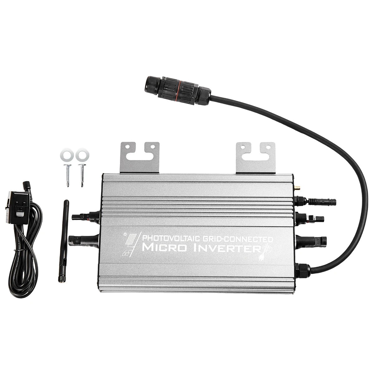 Wi-Fi 및 역류방지 기능, AT800/1000/1200W 하이브리드 마이크로 인버터, 태양광/배터리 입력 20-60V, 출력 180-265V