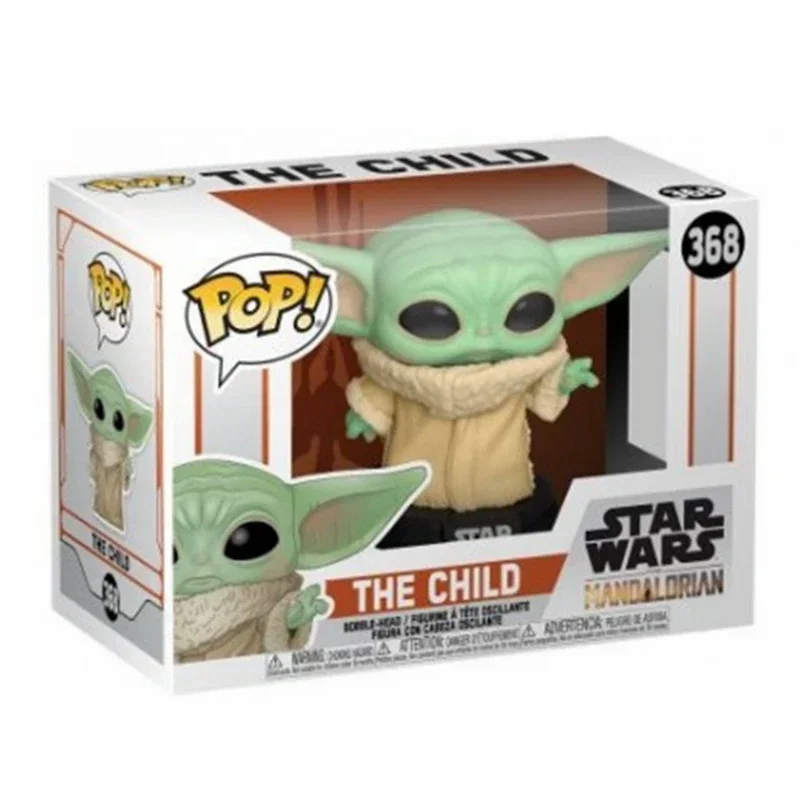 thumbnail image 4 of FUNKO Pop STAR WARS THE CHILD Baby Yoda #368 378# Figura de acción de vinilo Colección Modelo Juguetes para niños Regalo de cumpleaños, 4 of 5